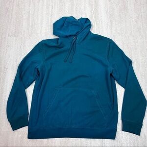 Tek Gear hoodie sweatshirt teal blue medium ultrasoft fleece